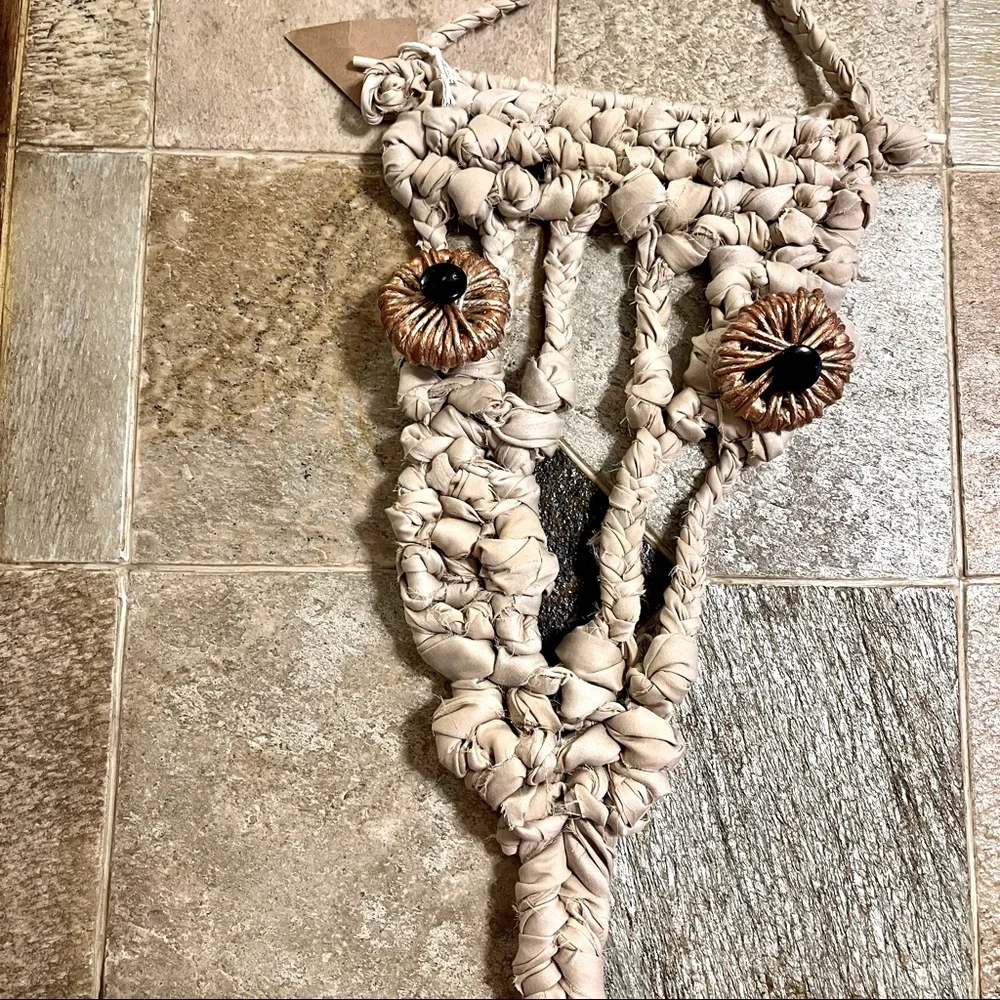 Bohemian Unique Handmade Macrame Snake Wall Art Hanging Decor